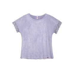 Топы CONTE LD 917 Топ с эффектом замши и деликатным кружевом