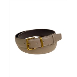 Ремень женский  из искусственной кожи, цвет бежевый