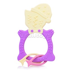 Универсальный прорезыватель MEOW TEETHER. Цвет сиреневый.