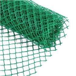 Сетка садовая, 0.5 × 5 м, ячейка ромб 15 × 15 мм, пластиковая, зелёная, Greengo, в рулоне