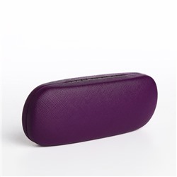 Футляр для очков на хлопушке, длина 16 см, цвет фиолетовый