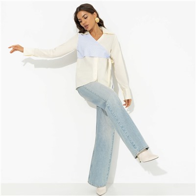 Рубашка из хлопка, Модная цель (желтая)