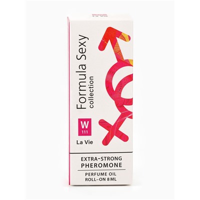 Парфюмерное масло женское с феромонами Formula Sexy Collection La Vie W111, 8 мл (по мотивам La Vie Est Belle (Lancome)