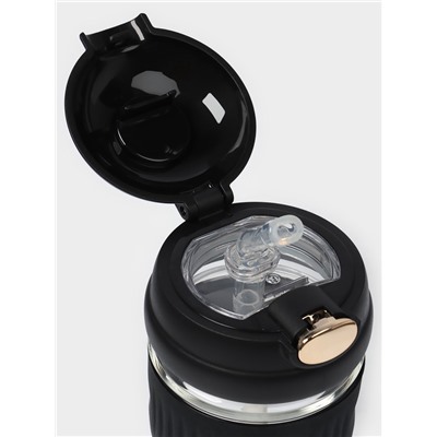 Бутылка для воды «Ушки», 350 мл, 9.5×9×17 см, стекло, МИКС