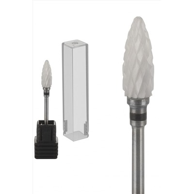 Nail Art Фреза керамическая кукуруза, черный KRISTALLER, 1107390