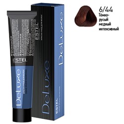 эстельDeLuxe Крем-краска для волос 6/44 Темно-русый медный интенсивный 60 мл