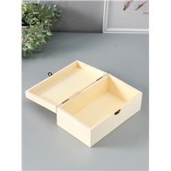 Шкатулка для росписи дерево «Прямоугольная», замок пряжка, 23.5×14×9.5 см