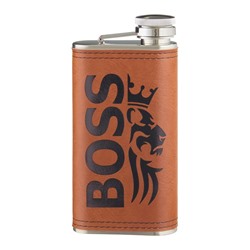 Фляжка BOSS, нержавеющая сталь, 270 мл, 9 oz