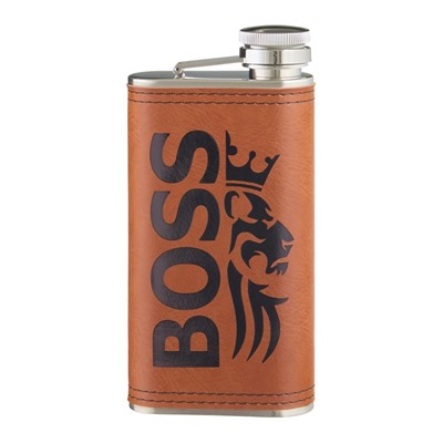 Фляжка BOSS, нержавеющая сталь, 270 мл, 9 oz
