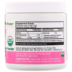 Fungi Perfecti, Трутовик разноцветный, мицелий грибов в порошке, добавка для укрепления иммунитета, 100 г