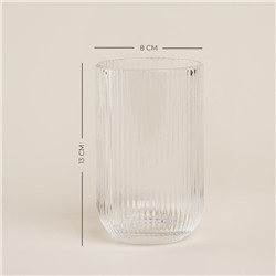 Стаканы SL Home «Модерн», 400 мл, 8×13 см, набор 6 шт., стекло, прозрачные