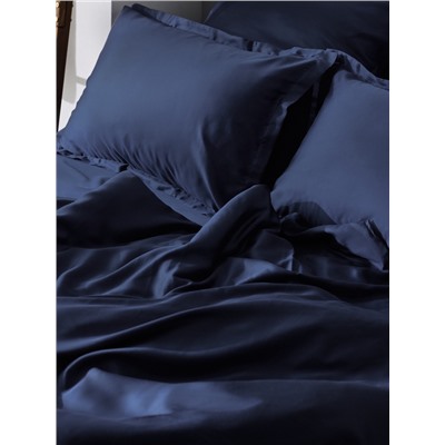 Простыня евро SL Home Tencel, 235×260 см, синяя, тенсель