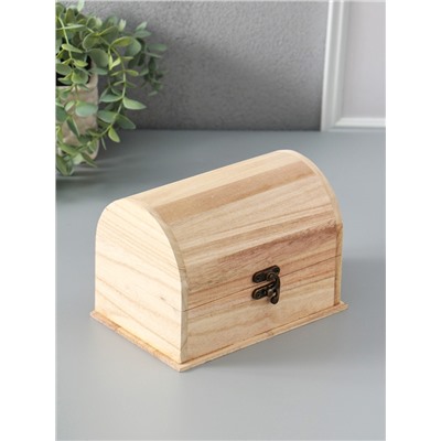 Шкатулка для росписи дерево «Сундук», замок крючок, 18×12×12 см