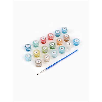 Картина по номерам с подрамником «Стич сёрфер», 30×40 см