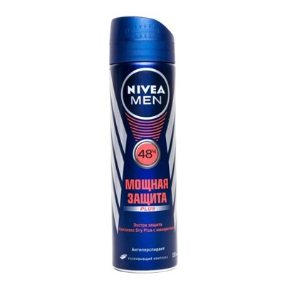 Дезодорант Спрей NIVEA MEN Антиперспирант Мощная Защита 150 мл (80003)