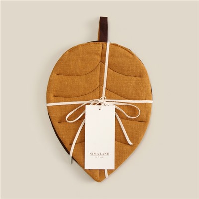 Прихватка для кухни осенняя SL HOME Kitchen autumn, 18×27 см, 100% лён, синтепон, 200 г/м2