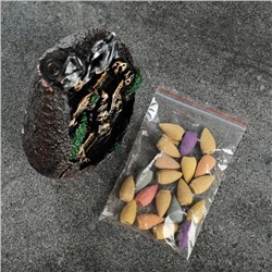 Подставка для благовоний TAKE IT EASY «Горы», набор благовоний конусы, стелющийся дым, 19×13×8 см