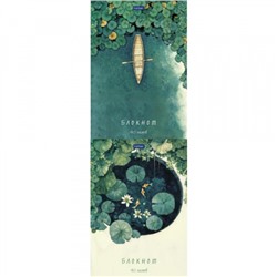 Блокнот А5 40л клетка на склейке "Дыхание тишины" жесткая подложка (093201) Хатбер