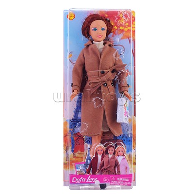 Кукла"На прогулке " в пальто и сапожках