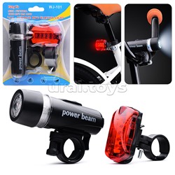 Набор Фонарей аккумуляторных велосипедных, 1200 мАч