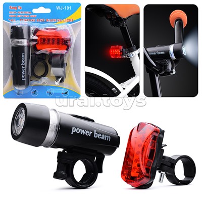 Набор Фонарей аккумуляторных велосипедных, 1200 мАч