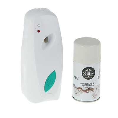 Комплект До-Ре-Ми Премиум «Антитабак» 250 мл, автоматический диспенсер + 2 батарейки