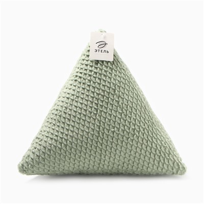 Подушка декоративная «Этель. Треугольник», d=40 см, зелёная