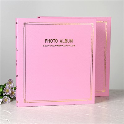 Фотоальбом магнитный 20 листов / TZ9503Z /уп 16/ (Розовый)