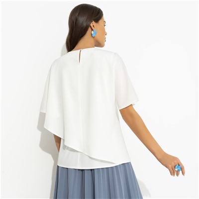 Блуза свободного асимметричного кроя, Лёгкая драма