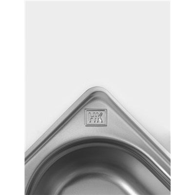 Гастроёмкость GN 1/9 Hanna Knövell, 65 мм, 176×108×65 мм, толщина 0.8 мм, нержавеющая сталь