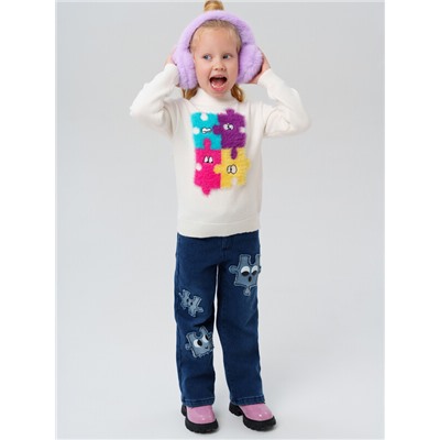 Свитер трикотажный для девочек