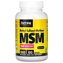 Jarrow Formulas, МСМ, 1000 мг, 100 вегетарианских капсул