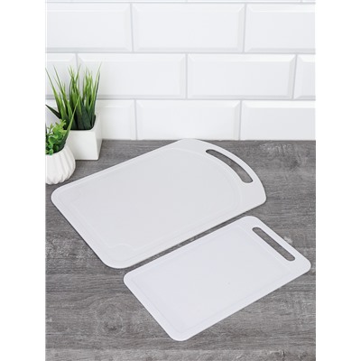 Доска разделочная набор 2 штуки 30х21х04/22х13х03 см / ND2 /уп 48/