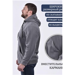Куртка флисовая с капюшоном (Серый)
