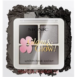 Monic Beauty Тени для век 4 цвета Glam@Glow Day Color тон 04 Summer Night