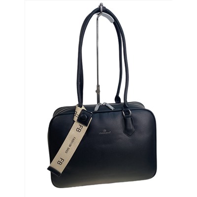 Женская сумка из искусственной кожи, цвет черный