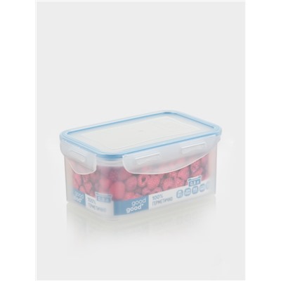 Контейнер для хранения еды Good & Good, 800 мл, с герметичной крышкой, пластик, прозрачный