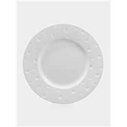 Тарелки Magistro Fray, набор 2 шт., d=16.5 см, фарфор, белые