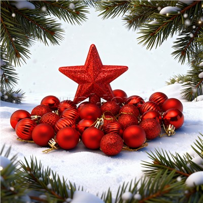 Набор новогодних украшений "Яркие впечатления"