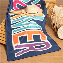 Полотенце пляжное «Этель» Summer, 75×140 см, микрофибра, 230 г/м²