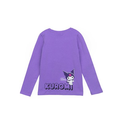 Фуфайка трикотажная для девочек (футболка с длинными рукавами)