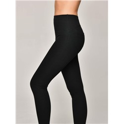 Фантазийные CONTE NEW STEP Фактурные джеггинсы в рубчик с высокой посадкой