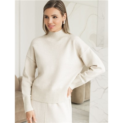 Джемпер из пряжи с кашемиром