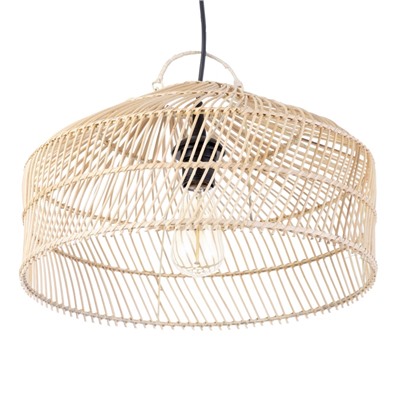 УЦЕНКА Светильник потолочный из ротанга «Франц» 1×120 Вт, Е27, 40×40×25 см