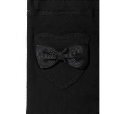 Леггинсы для девочек CONTE Экстрамягкие джеггинсы с термоэффектом BABY BOW, 18С-578ДТСП nero BABY BO