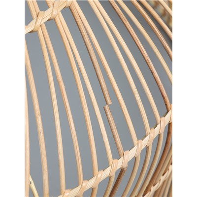 УЦЕНКА Светильник потолочный из ротанга «Франц» 1×120 Вт, Е27, 40×40×25 см