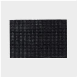 Покрытие ковровое щетинистое «Травка», 60×90 см, чёрное