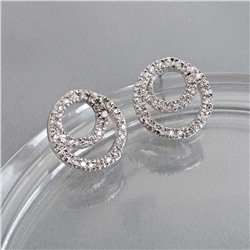 Акц -12% Серьги-пуссеты на гвоздиках арт. GL A63330 (id 191470)