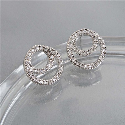 Акц -12% Серьги-пуссеты на гвоздиках арт. GL A63330 (id 191470)