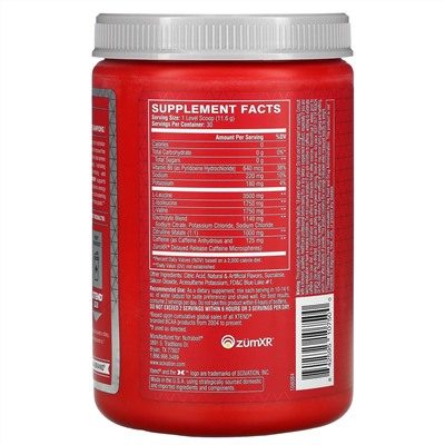 Xtend, Energy, 7 г аминокислот с разветвленной цепью (BCAA), со вкусом голубой малины, 348 г (12,3 унции)